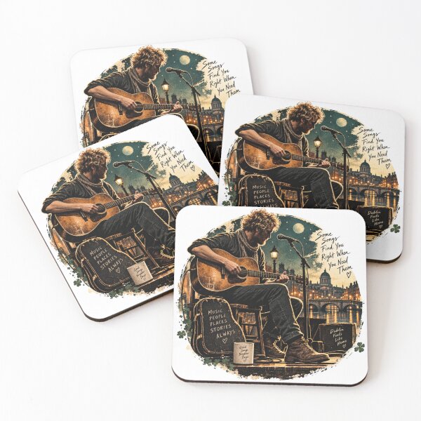 Item preview, Dublin Acoustic Folk Music Sticker designed and sold by Mystic Wild Studio.