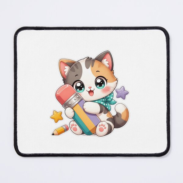 Item preview, Cat with Eraser designed and sold by foryouandyours.