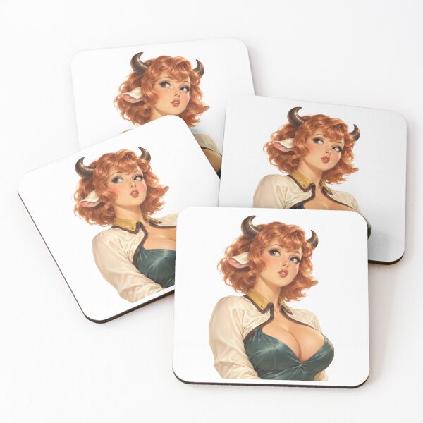 Item preview, Cowgirl Demon Pin Up – Retro Fantasy Glamour designed and sold by Cosplayvintage.