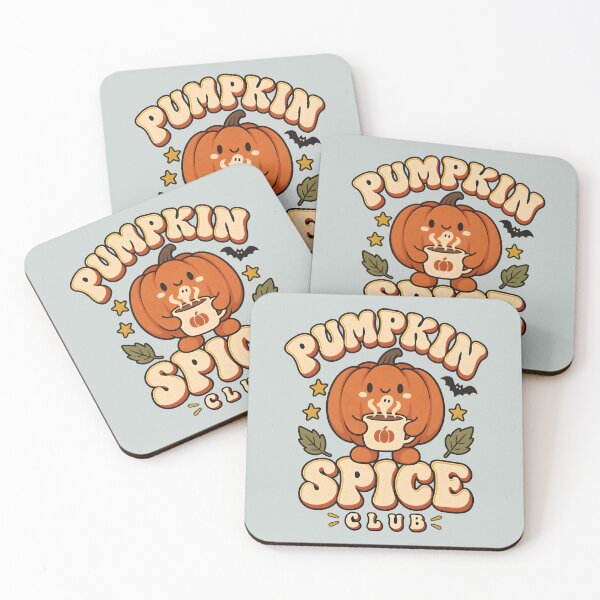 Item preview, Pumpkin Spice Club, Kawaii Pumpkin Coffee designed and sold by  MAD's Recreation Studio.