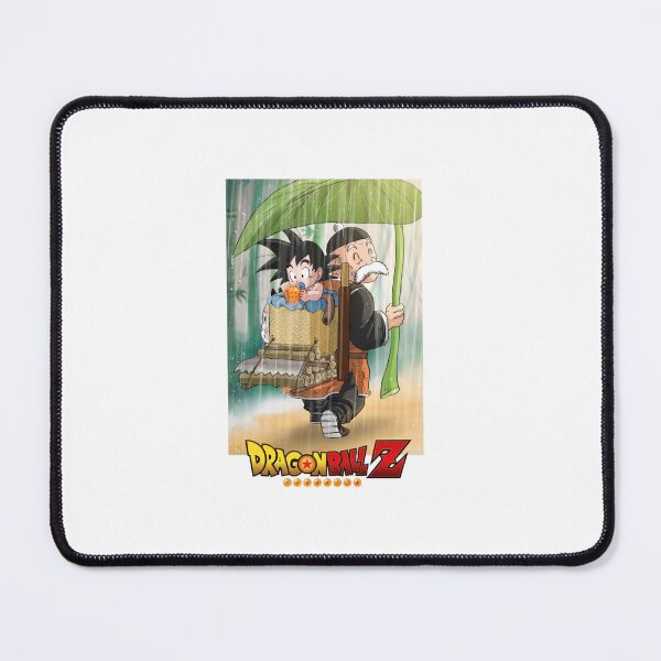 Item preview, Grandpa Gohan Carrying Baby Goku Rain Art designed and sold by FreakToons.