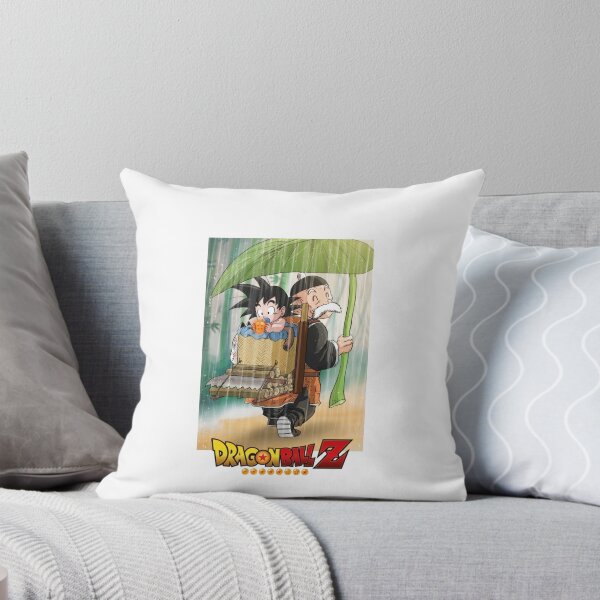 Item preview, Grandpa Gohan Carrying Baby Goku Rain Art designed and sold by FreakToons.