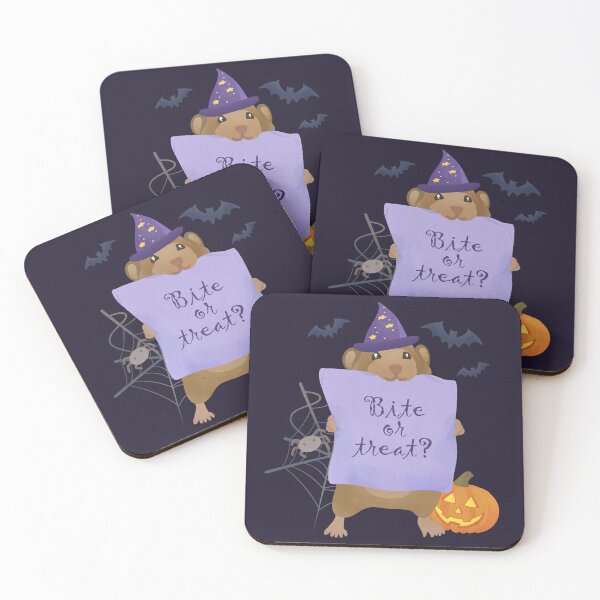 Item preview, Halloween Hamster Doodle - Bite or treat? designed and sold by FandomizedRose.