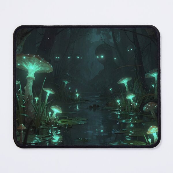 Item preview, Secret Watchers Hidden in the Gloom of a Fantasy Swamp designed and sold by Fanta-sticky.