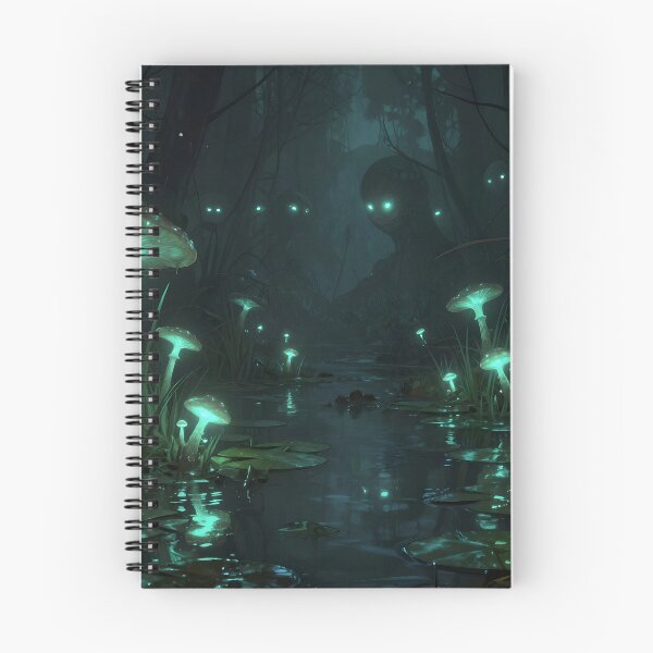 Item preview, Secret Watchers Hidden in the Gloom of a Fantasy Swamp designed and sold by Fanta-sticky.