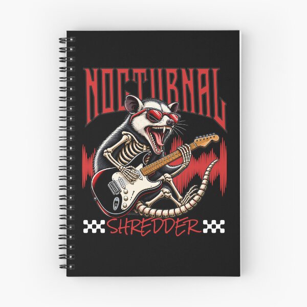 Item preview, Nocturnal Shredder Possum Guitar Design designed and sold by FaeryNuff.