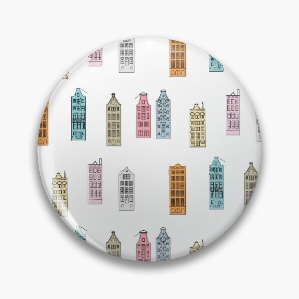 Item preview, Dutch houses pattern designed and sold by Qualali Studio.