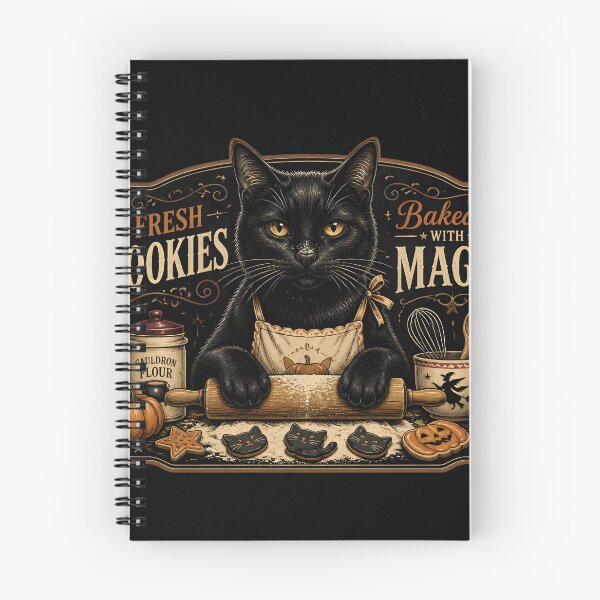 Item preview, Halloween Cookie Cat Gothic Folk Illustration Halloween designed and sold by LiviuGligoros.