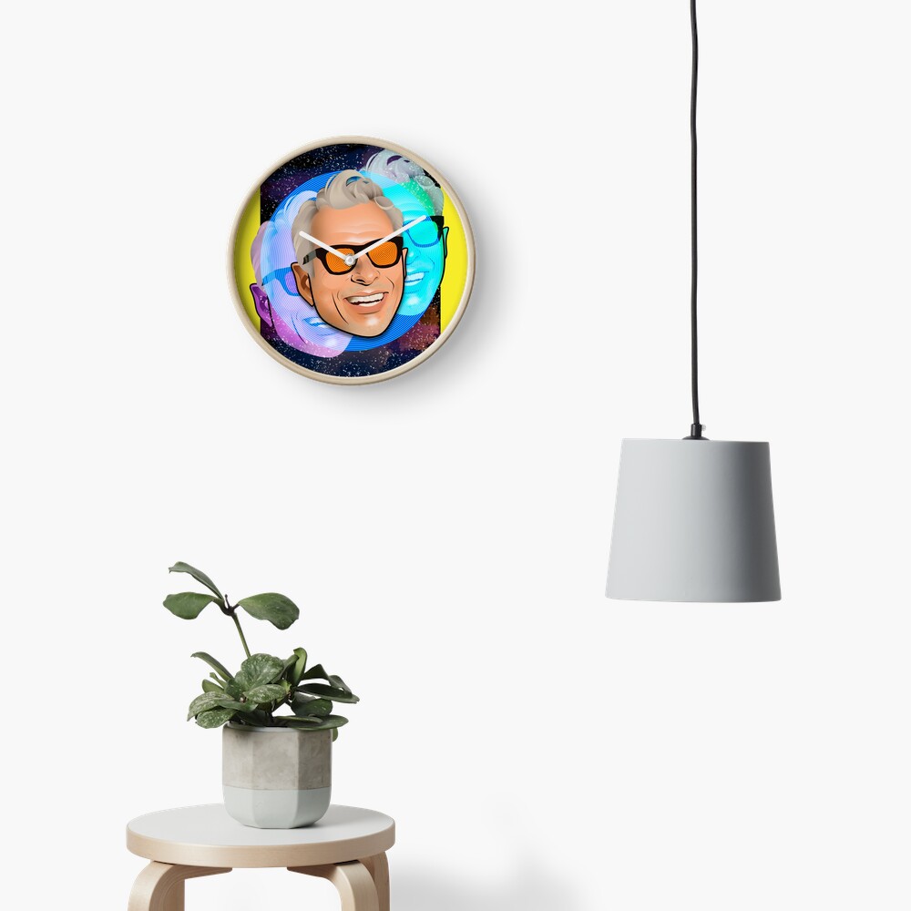 Kosmischer Goldblum Uhr