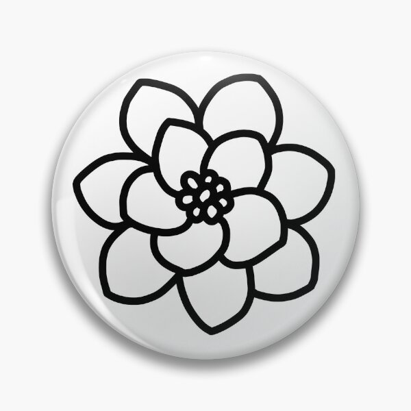 Item preview, Gardenia White Flower Bold and Easy Coloring Art Minimalist Floral  designed and sold by RareBotanical .