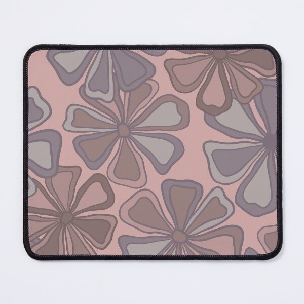 Item preview, Mod flowers on pale rose designed and sold by MarySchwindt.