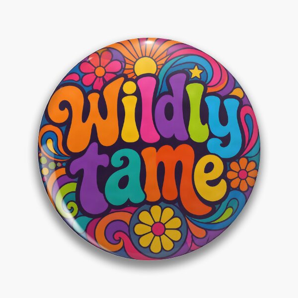 Item preview, Wildly Tame – Retro 1960s Psychedelic Design designed and sold by ZombieZooCuties.