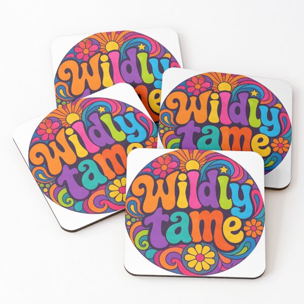 Item preview, Wildly Tame – Retro 1960s Psychedelic Design designed and sold by ZombieZooCuties.