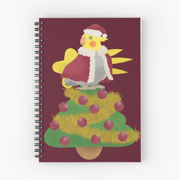 Item preview, Illustration of Christmas tree with a Cockatiel as the Star designed and sold by FandomizedRose.