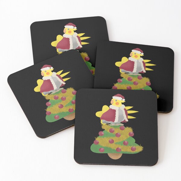 Item preview, Illustration of Christmas tree with a Cockatiel as the Star designed and sold by FandomizedRose.
