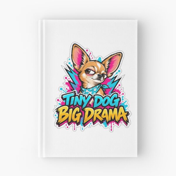 Item preview, Tiny Dog Big Drama Chihuahua – Funny Comic Graffiti Dog designed and sold by Jaani-T.