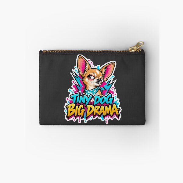 Item preview, Tiny Dog Big Drama Chihuahua – Funny Comic Graffiti Dog designed and sold by Jaani-T.