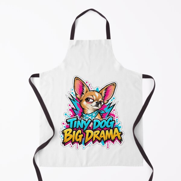 Item preview, Tiny Dog Big Drama Chihuahua – Funny Comic Graffiti Dog designed and sold by Jaani-T.