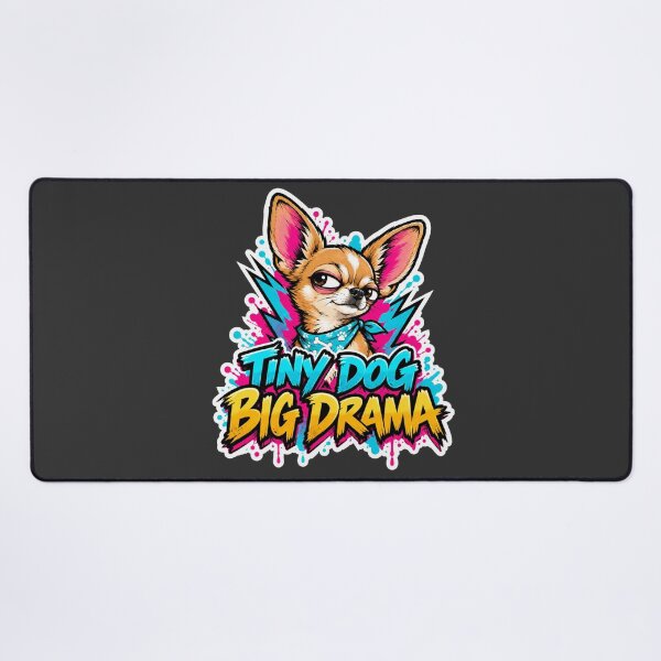 Item preview, Tiny Dog Big Drama Chihuahua – Funny Comic Graffiti Dog designed and sold by Jaani-T.