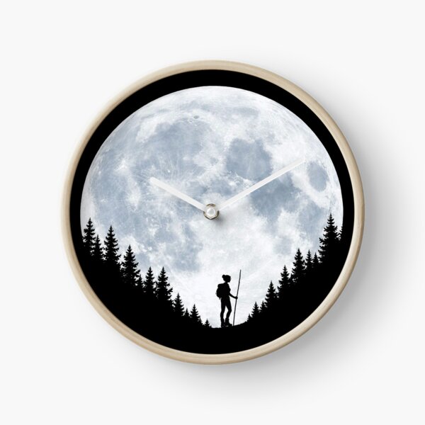 Item preview, Moonlit Hiker Under a Full Moon designed and sold by Fikuall.