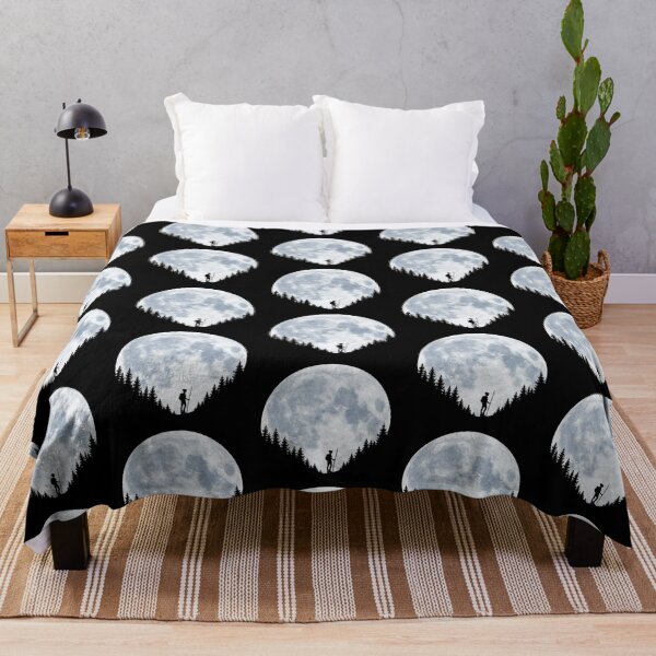 Item preview, Moonlit Hiker Under a Full Moon designed and sold by Fikuall.