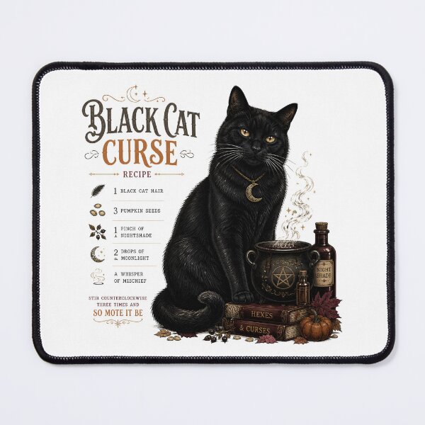 Item preview, Spooky Recipe Cat Retro Halloween Poster Halloween designed and sold by LiviuGligoros.