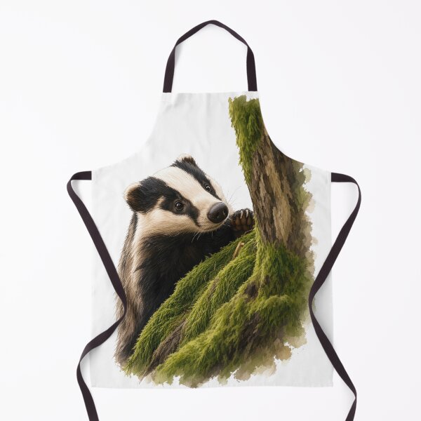 Item preview, Curious European Badger designed and sold by tomperys.