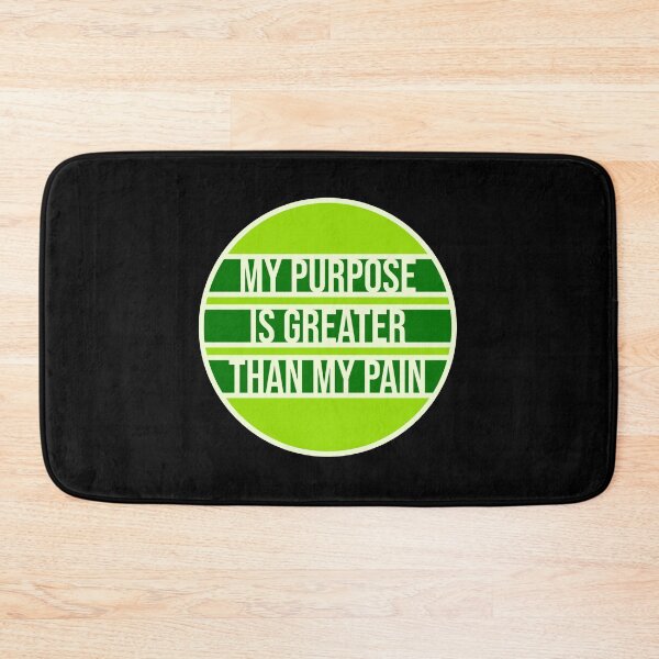Item preview, My Purpose Is Greater Than My Pain Motivation Logo designed and sold by shirt-o-mat.