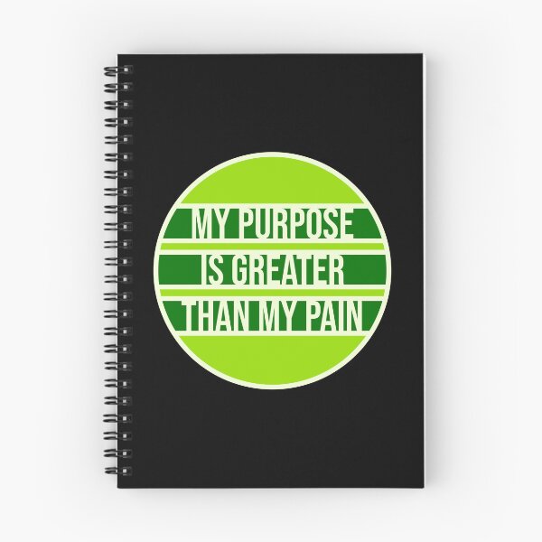 Item preview, My Purpose Is Greater Than My Pain Motivation Logo designed and sold by shirt-o-mat.