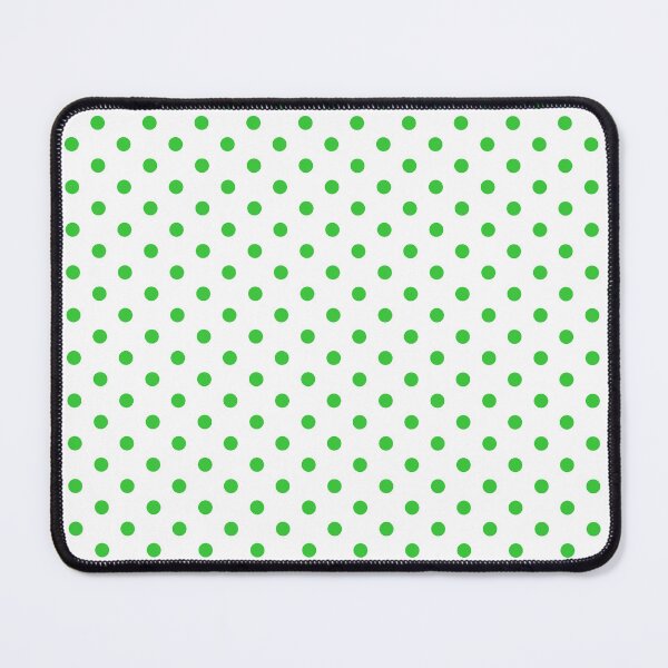 Item preview, Mini Polka Dot Green White designed and sold by Jeallan Designs.