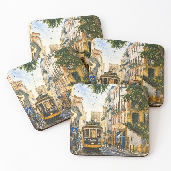 Item preview, Lisbon streetcar designed and sold by Carol-arts-.