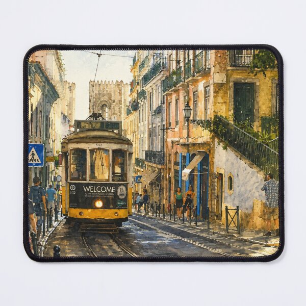 Item preview, Lisbon streetcar designed and sold by Carol-arts-.