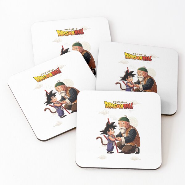 Item preview, Grandpa Gohan and Young Goku Heartwarming Anime Art designed and sold by FreakToons.