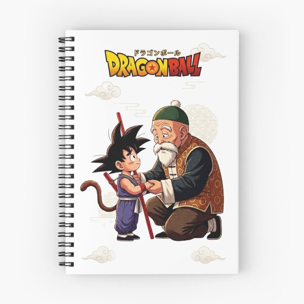 Item preview, Grandpa Gohan and Young Goku Heartwarming Anime Art designed and sold by FreakToons.