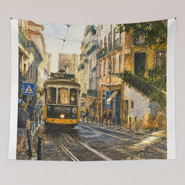 Item preview, Lisbon streetcar designed and sold by Carol-arts-.