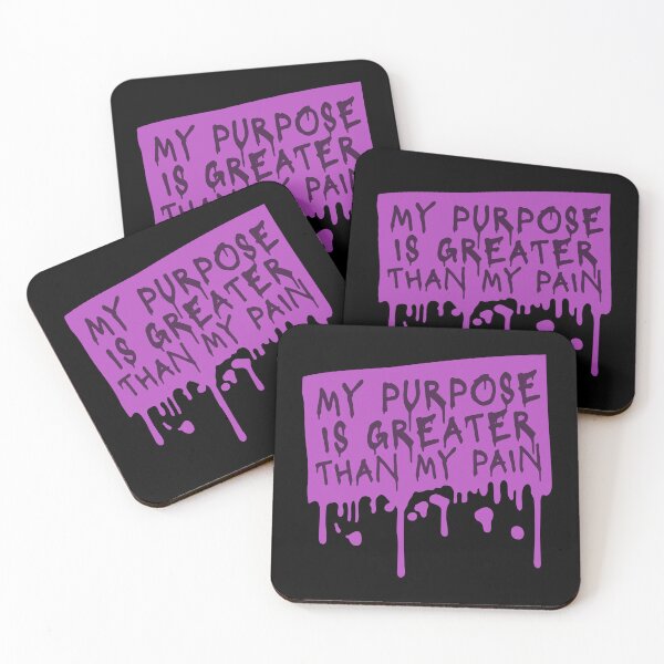 Item preview, My Purpose Is Greater Than My Pain Motivation Logo designed and sold by shirt-o-mat.