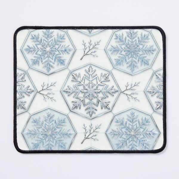 Item preview, Blue & Silver Snowflakes designed and sold by Lynn Anne Creations.