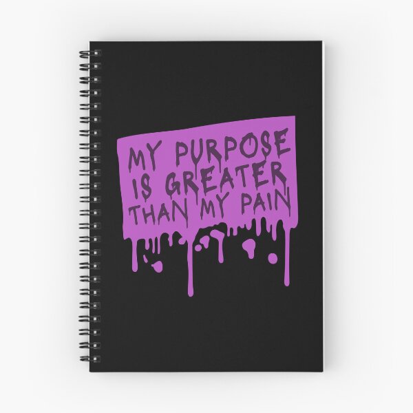 Item preview, My Purpose Is Greater Than My Pain Motivation Logo designed and sold by shirt-o-mat.