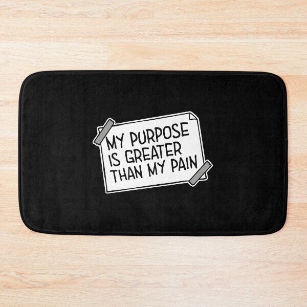 Item preview, My Purpose Is Greater Than My Pain Motivation Logo designed and sold by shirt-o-mat.
