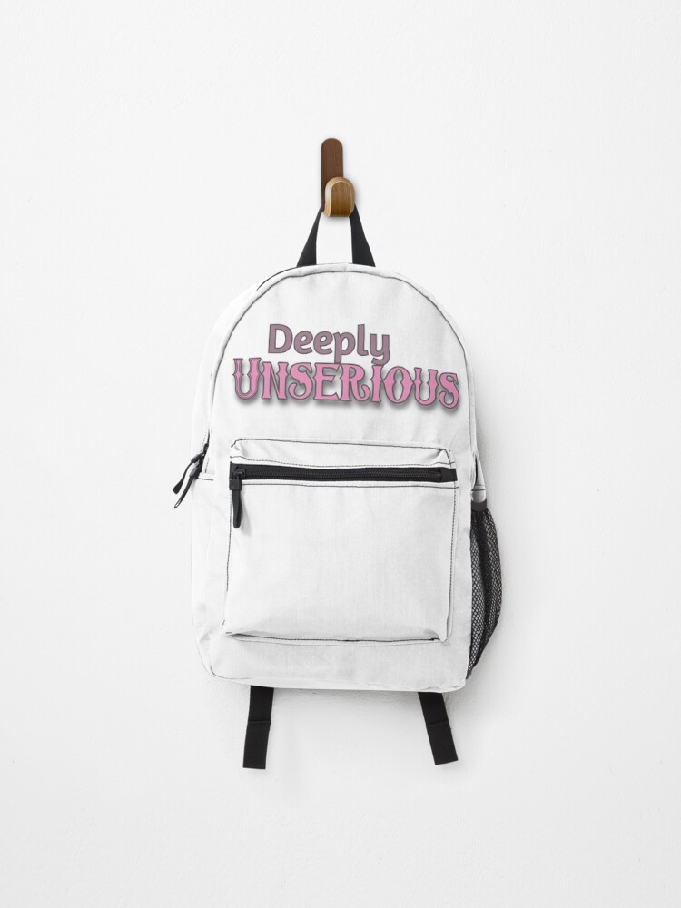 Thumbnail 1 of 3, Backpack, Deeply Unserious Meme designed and sold by Prettyproblemz.