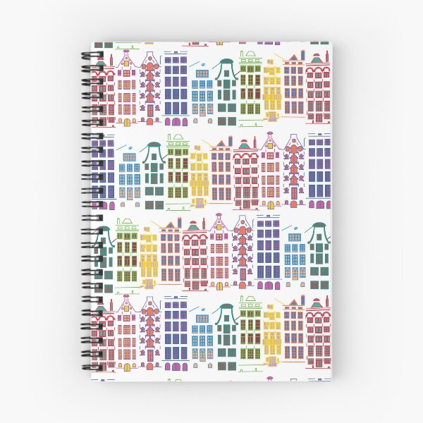 Item preview, Dutch houses pattern designed and sold by Qualali Studio.