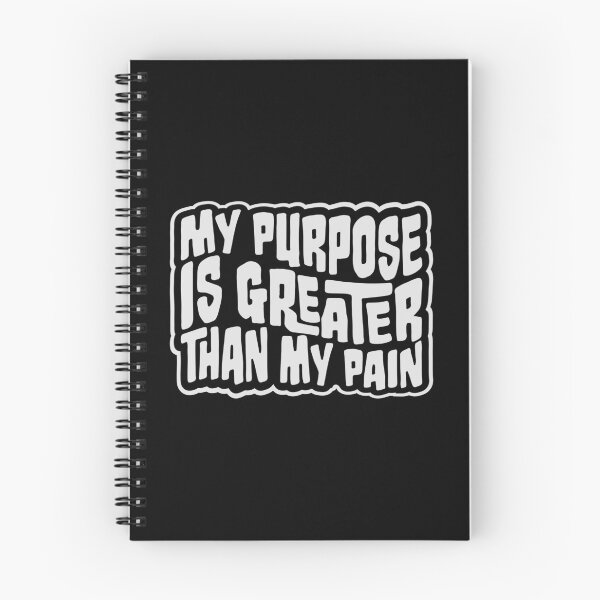 Item preview, My Purpose Is Greater Than My Pain Motivation Logo designed and sold by shirt-o-mat.