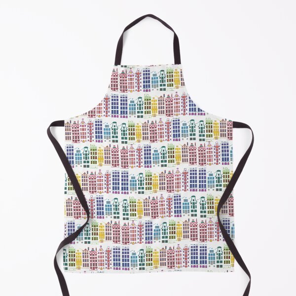 Item preview, Dutch houses pattern designed and sold by Qualali Studio.