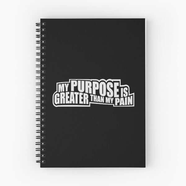 Item preview, My Purpose Is Greater Than My Pain Motivation Logo designed and sold by shirt-o-mat.