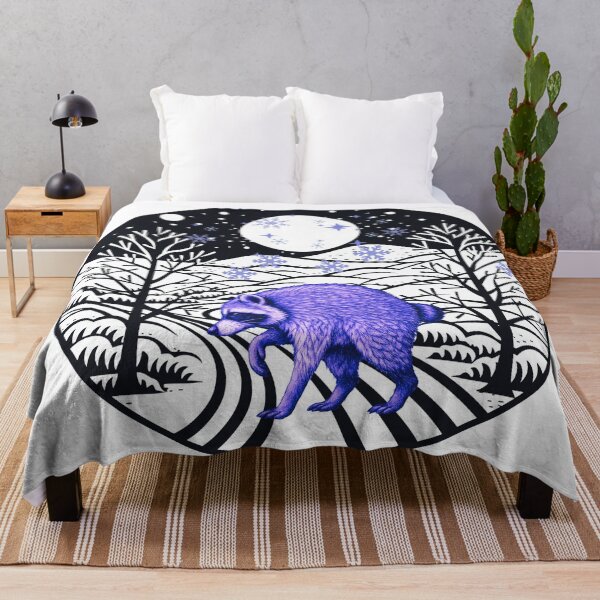 Item preview, Jimothy the raccoon in the silence of snow designed and sold by 247DesignStudio.