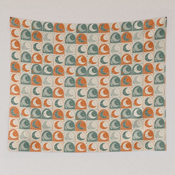 Item preview, Sleepy Crescent Moons designed and sold by OpenFieldNotes.