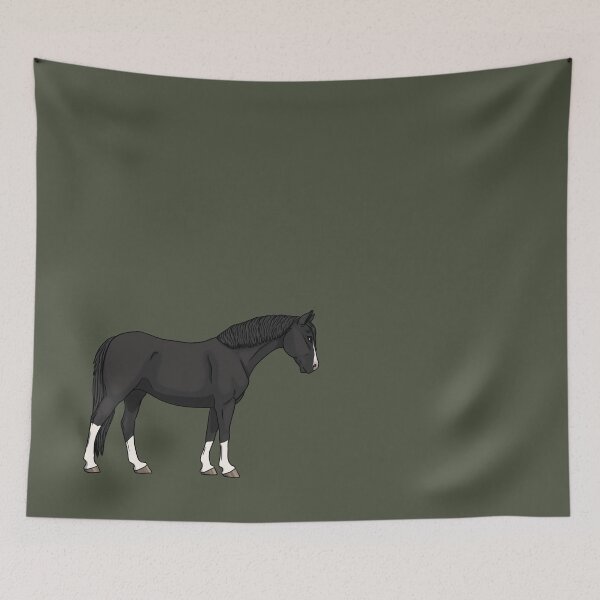 Item preview, Black Welsh Pony designed and sold by Old Water Cryptid .