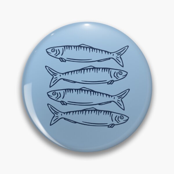 Item preview, Sardines Fish designed and sold by minimalartstory.