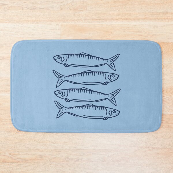 Item preview, Sardines Fish designed and sold by minimalartstory.