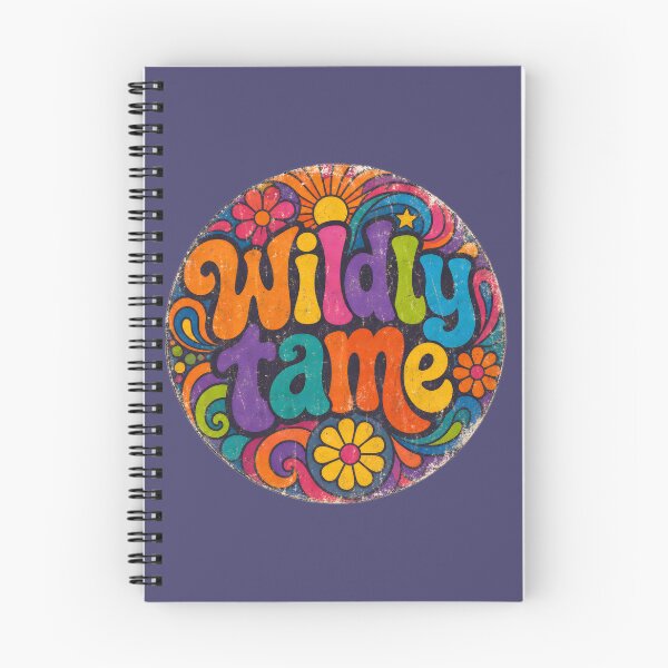 Item preview, Wildly Tame – Retro 1960s Psychedelic Design (Distressed Version) designed and sold by ZombieZooCuties.